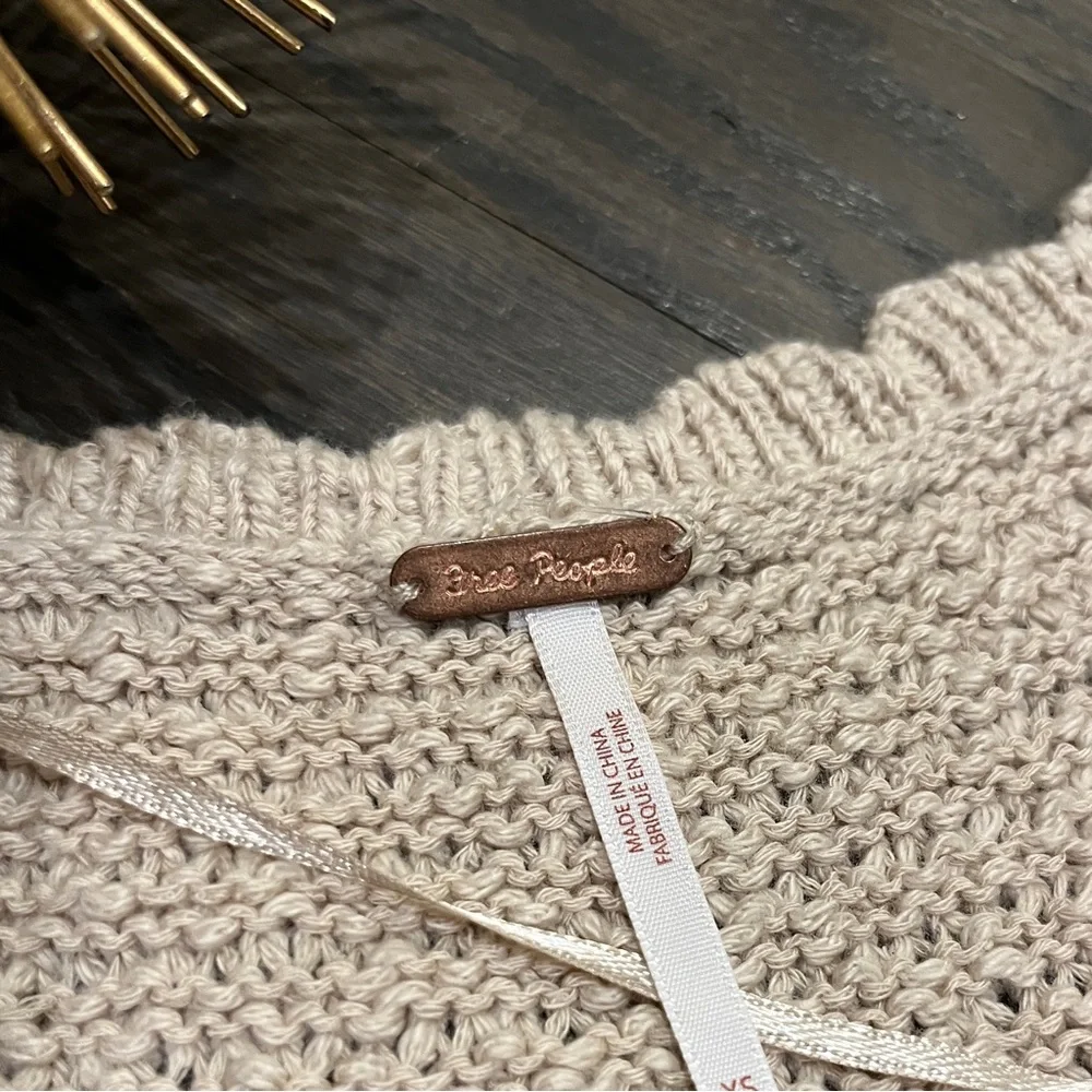 Free People Bree Pullover in Summer Khaki Size XS - Picture 5 of 8